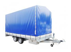 Aanhanger met huif - tandemasser