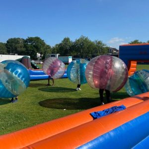 Bubble voetbal 4 stuks incl. voetbalboarding