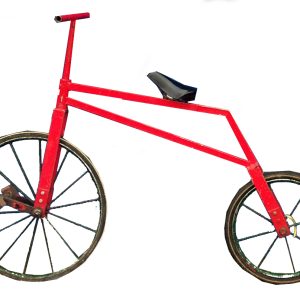 Verkeerd sturende fiets