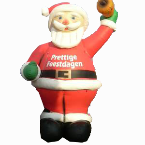 Kerstman met bel 5.0m