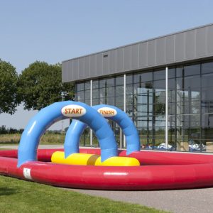 Race circuitbaan dubbele boog