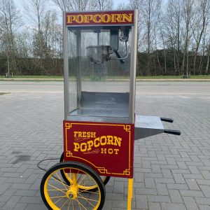 Popcornmachine de luxe met kar